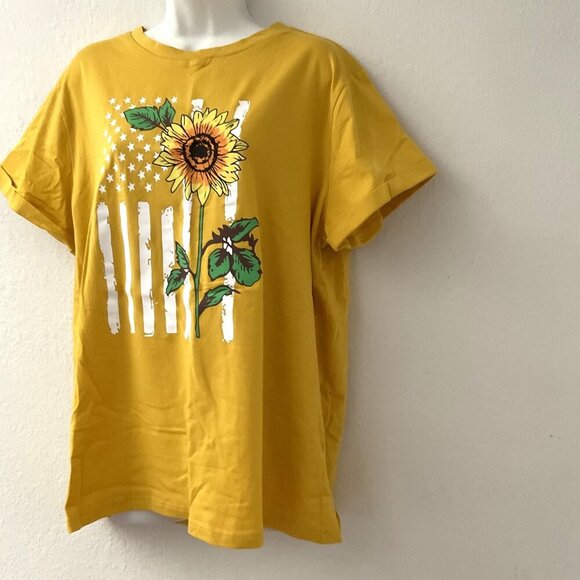 SUNFLOWER T- SHIRT SHORT SLEEVE YELLOW XL - Picture 4 of 11